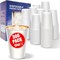 300 Count 12 oz Hot Paper Cups, Summer Party Tableware, White Disposable Paper Cups, Versatile for Hot Liquids & Juice, Perfect for Cafes, Bistros & Businesses 4o